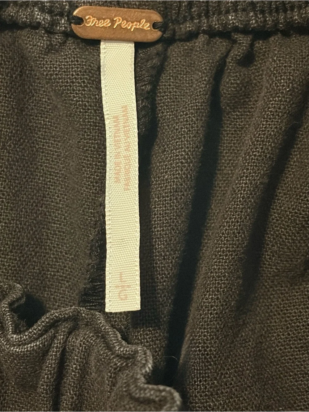 Free People Days End Pull-On Linen Pant - Picture 9 of 11